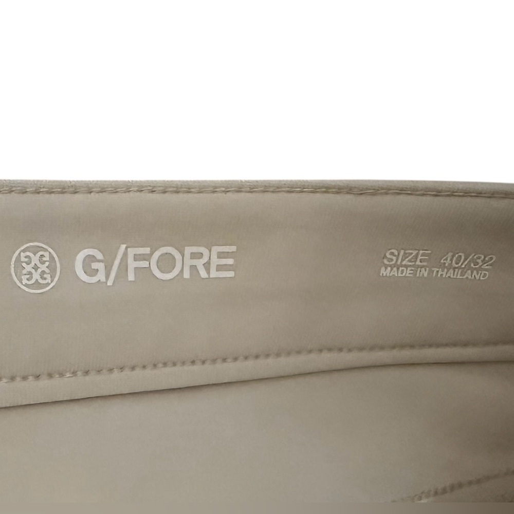 G/FORE Men’s Tour 5-Pocket 4-Way Stretch Golf Pants Beige 40/32 NWOT - Picture 3 of 6